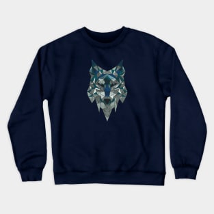 Polygonal Wolf Crewneck Sweatshirt